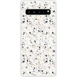 Samsung Galaxy S10 Terrazzo color Verstevigd hoesje met sublimatie bedrukking