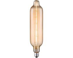 Home Sweet Home Edison Vintage E27 LED filament lichtbron Carbon - Amber - G78 Tube - Retro LED lamp - Dimbaar - 5W 400lm 2700K
