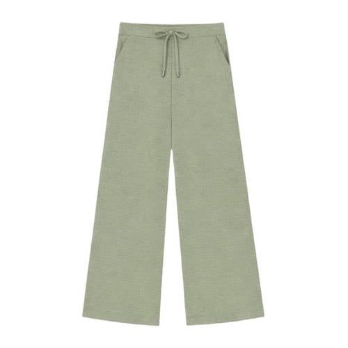 Elvira Collections Relaxed High Waist Broek Groen