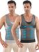 MEETWEE Meethoo Corrigerend Hemd Mannen - 2 Stuks - Zwart + Grijs - XXL