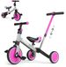 OEM 4-in-1 driewieler/loopfiets voor kinderen van 1-3 jaar, roze