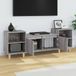 Maison Exclusive - meuble TV, gris Sonoma, 160x35x55 cm, panneau de particules