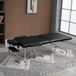 Icecat Table de massage pliable nomade + sac de transport, capacité max. 225 kg, hauteur ajustable, 210 x 90 cm, noir