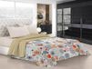 Morfeo Doubleface zomerdekbed "Fantasy", Beige/Multicolor, Eenpersoons