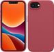 kwmobile hoesje geschikt voor Apple iPhone 17e / iPhone 16e - Hoesje met siliconen coating - Smartphone case in donkerroze