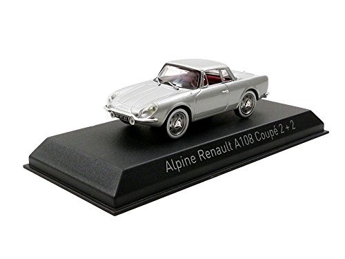 Norev Norev- Alpine Renault A 108 Coupe 1961 miniatuurvoertuig, zilver, schaal 1:43