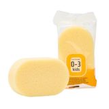 Martini SPA Kinderen Babyspons van extra zacht polyurethaan, beige, 14 x 8,5 x 3,5 cm, 29 g, 1 stuk - Gemaakt in Italië