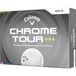 Callaway Balles de golf Chrome Tour TD 26 - boîte de 12, blanc