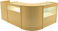 MonsterShop Gravity led winkelbalies set 4-delig - Esdoorn - 90 & 60 cm - flatpack