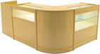MonsterShop Gravity led winkelbalies set 4-delig - Esdoorn - 90 & 60 cm - flatpack