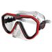 Seac Appeal, Made in Italy duikmasker met enkele lens en 3D gesp direct op het gelaatsstuk