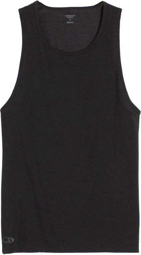 Icebreaker Anatomica Tanktop Heren - Zwart - Maat S