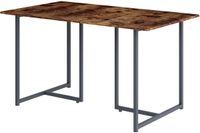 Vicco Merido Eettafel – 140 x 80 cm Eiken rustiek/grijs