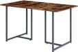 Vicco Merido Eettafel – 140 x 80 cm Eiken rustiek/grijs