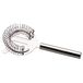 Piazza 475601 Stalen Cocktail Strainer met Holle Handgreep, 1 Pack