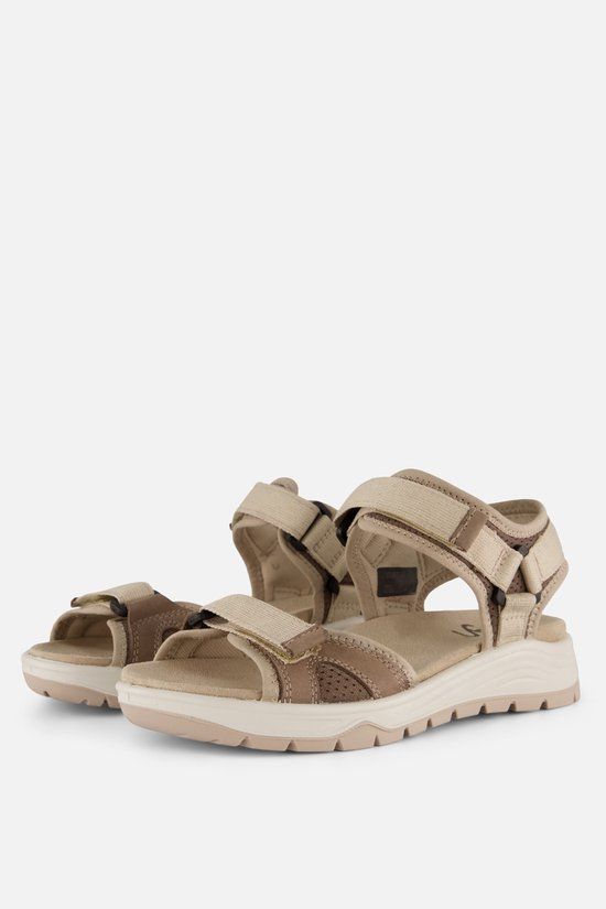 Feyn Sandalen beige Textiel - Maat 41