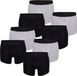 MG-1 Denim Brøs. Boxershorts Heren 8-Pack Effen Zwart/Grijs #11 - Maat 3XL