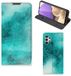 B2Ctelecom Bookcase Samsung Galaxy A32 5G Painting Blue