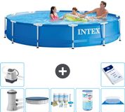 Intex Rond Frame Zwembad - 366 x 76 cm - Blauw