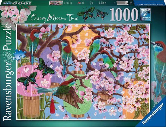 Ravensburger Kersenboom in bloei - 1000 stukjes Puzzel - 14+ jaar