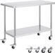 Vevor RVS Werktafel Commerciële Voorbereidingstafel 610x1219mm Zilver