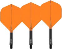 Red Dragon Nitro Flite Black and Orange - Dart Flights