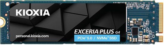 KIOXIA EXCERIA PLUS G4 - 1TB SSD - NVMe M.2 2280 - PCIe 5.0
