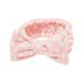 The Vintage Cosmetic Company Dolly Make-up Retro Headband Pink Polka Dot and Bow Design
