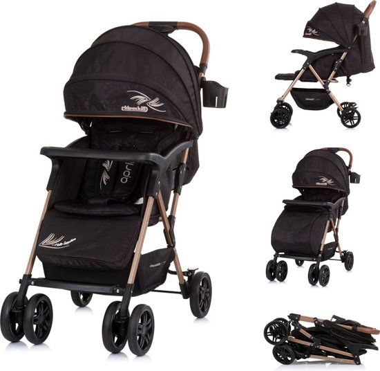 Chipolino April Opvouwbare Buggy - Obsidian Black