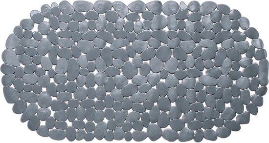 Wicotex Anti-Slip Badmat - Grijs - 35x68 cm