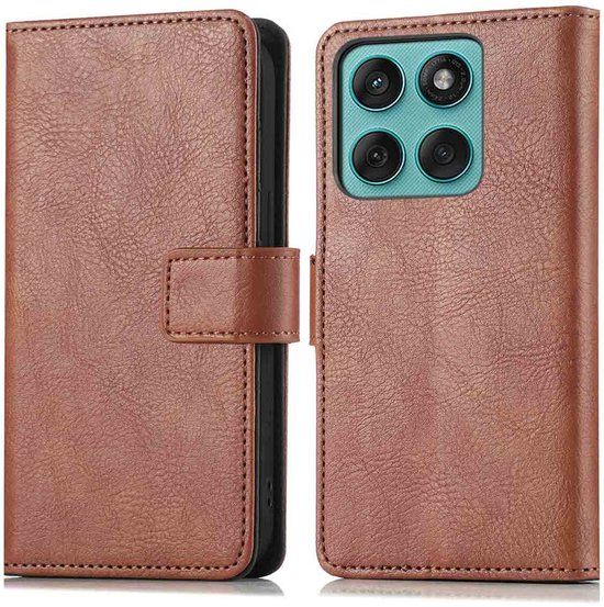 imoshion Luxe Bookcase voor de Motorola Edge 60 Fusion - Bruin
