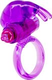 Seven Creations Vibrateur en silicone pour lapin - Violet - Anneau de pénis