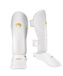 Venum Contender 1.5 XT 3D Scheenbeschermers – Wit/Goud – Kickboksen & Muay Thai - M