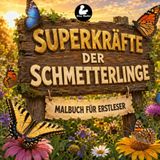Superkräfte der Schmetterlinge - Malbuch für Erstleser