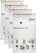 5Five Vacuumzakken voor kleding/textiel - Vacuum opbergzakken - 4x stuks - transparant - 70 x 120 cm