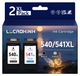 Canon Cartouches d'encre 540XL, 541XL, 2 pièces, compatible avec Canon
