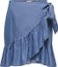 ONLY - ONLBEA SOFIA WRAP DNM SKIRT BJ - Dames - Rokken