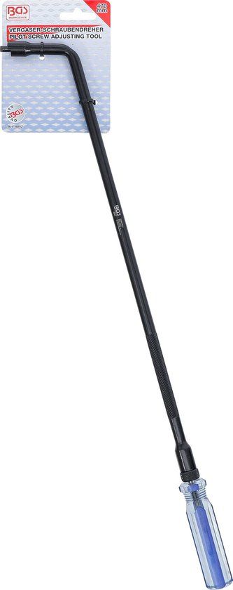 BGS 4842 Carburateur schroevendraaier met as