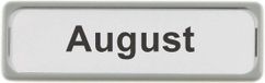 MAUL Magnetisch naambordje, 8 x 2 cm, 10 stuks, Wit