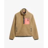 Superdry Vintage Retro Pullover met Halve Rits Dames Truien