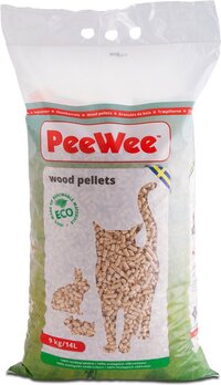 PeeWee Houtkorrels Kattenbakvulling - 9 kg (14l)