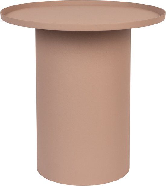 Feliz Lifestyle Sverre Bijzettafel - Rond - Roze - Metaal - Ø 45.5 cm