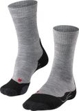 FALKE TK2 anti-blaar dik wol functioneel materiaal wandelsokken heren grijs - maat 46-48