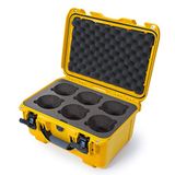 Nanuk 918 Case with Foam insert for 6 Lens - Yellow