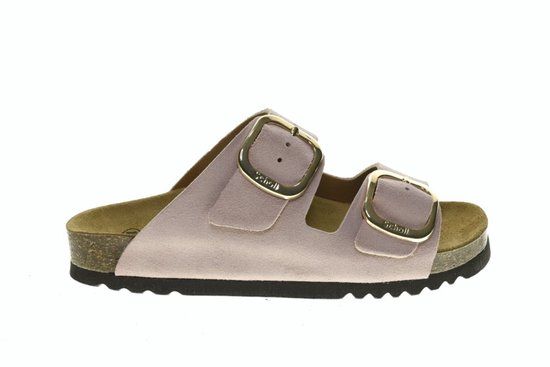 Scholl Noelle Roze Lederen Slippers Maat 42