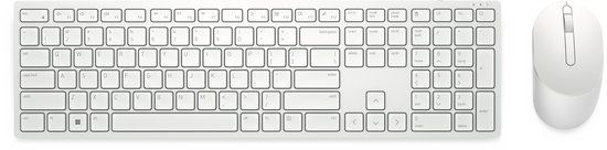DELL Pro toetsenbord en muis - KM5221W - Russisch (QWERTY) - wit