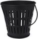 Koopman International Metalen kolen- & brandkorf met draaghandvat Ø 38 – 41 cm - Zwart