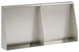 Mur de soutènement 2 pièces 40 x 12 x 30 cm Acier inoxydable argent