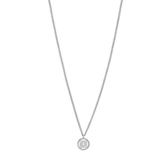 Emporio Armani Heren Ketting Staal - Zilverkleurig