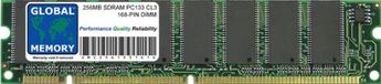 GLOBAL MEMORY 256 Mo PC133 133 MHz SDRAM DIMM Mémoire Vive pour Roland Fantom
